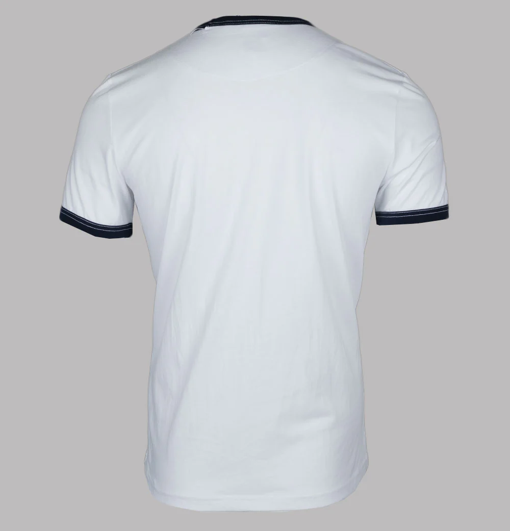 Pretty Green Epsilon Ringer T-Shirt Stone White - Image 2