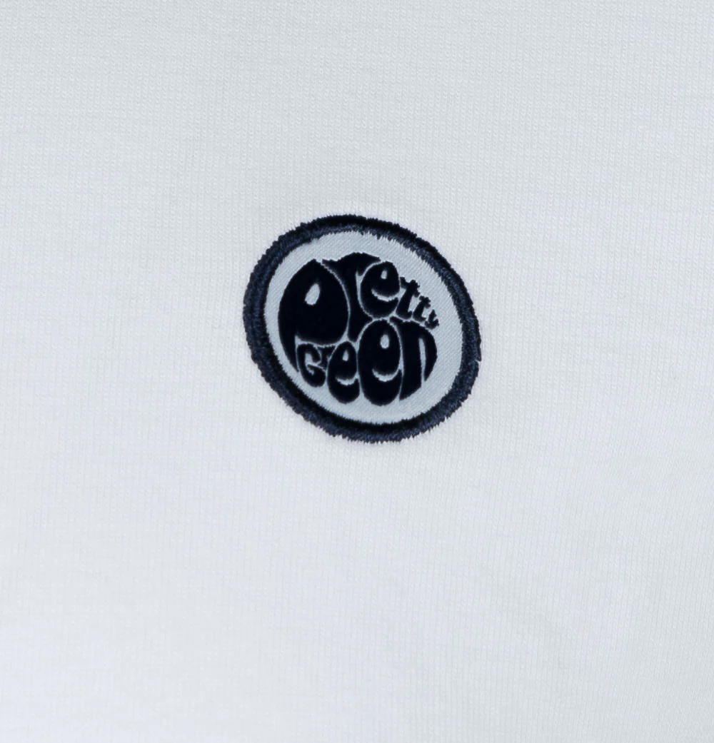 Pretty Green Epsilon Ringer T-Shirt Stone White - Image 4
