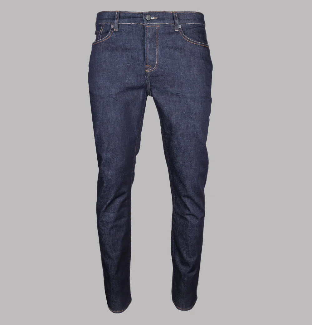 Pretty Green Erwood Slim Fit Jeans Rinse Wash