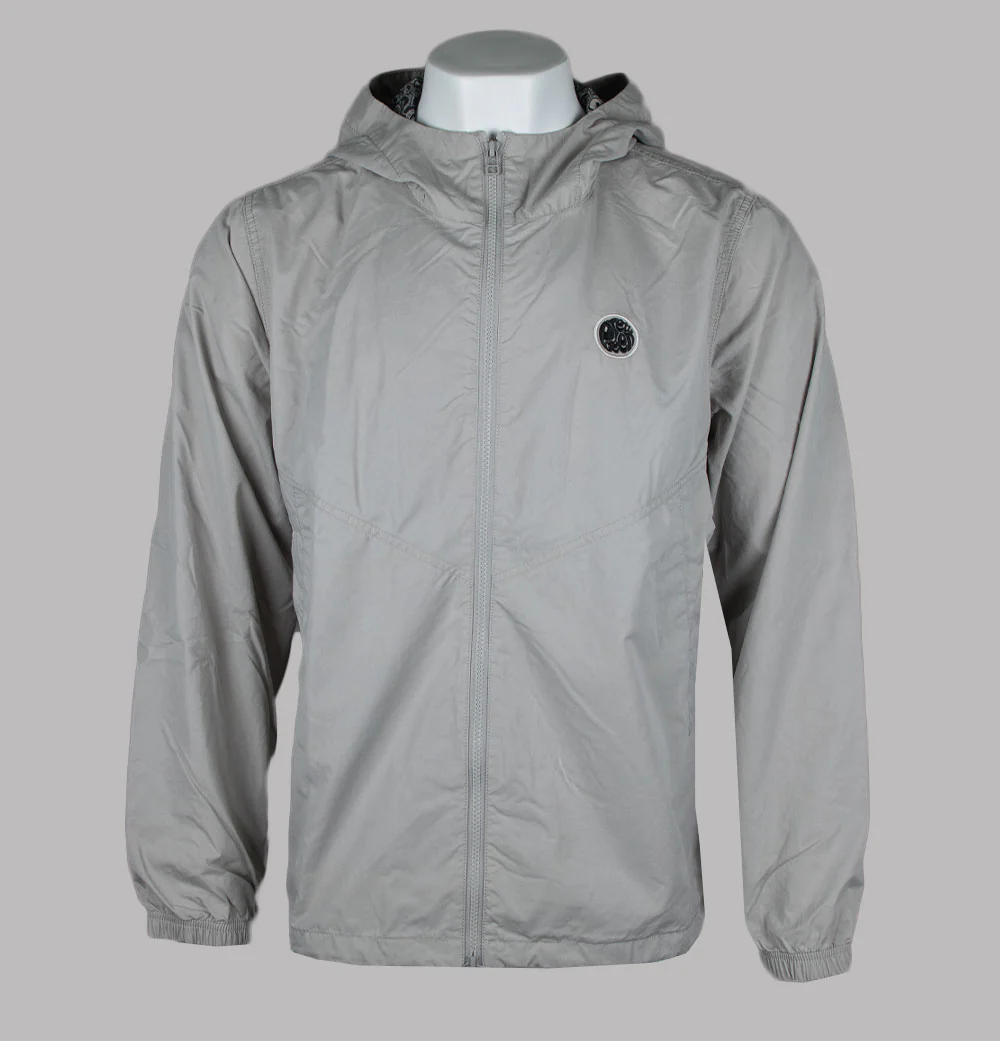 Pretty Green Feltham Hooded Jacket Light Grey