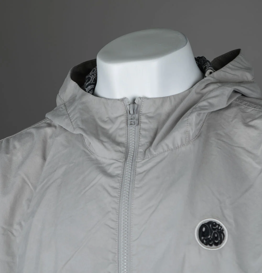 Pretty Green Feltham Hooded Jacket Light Grey - Image 3
