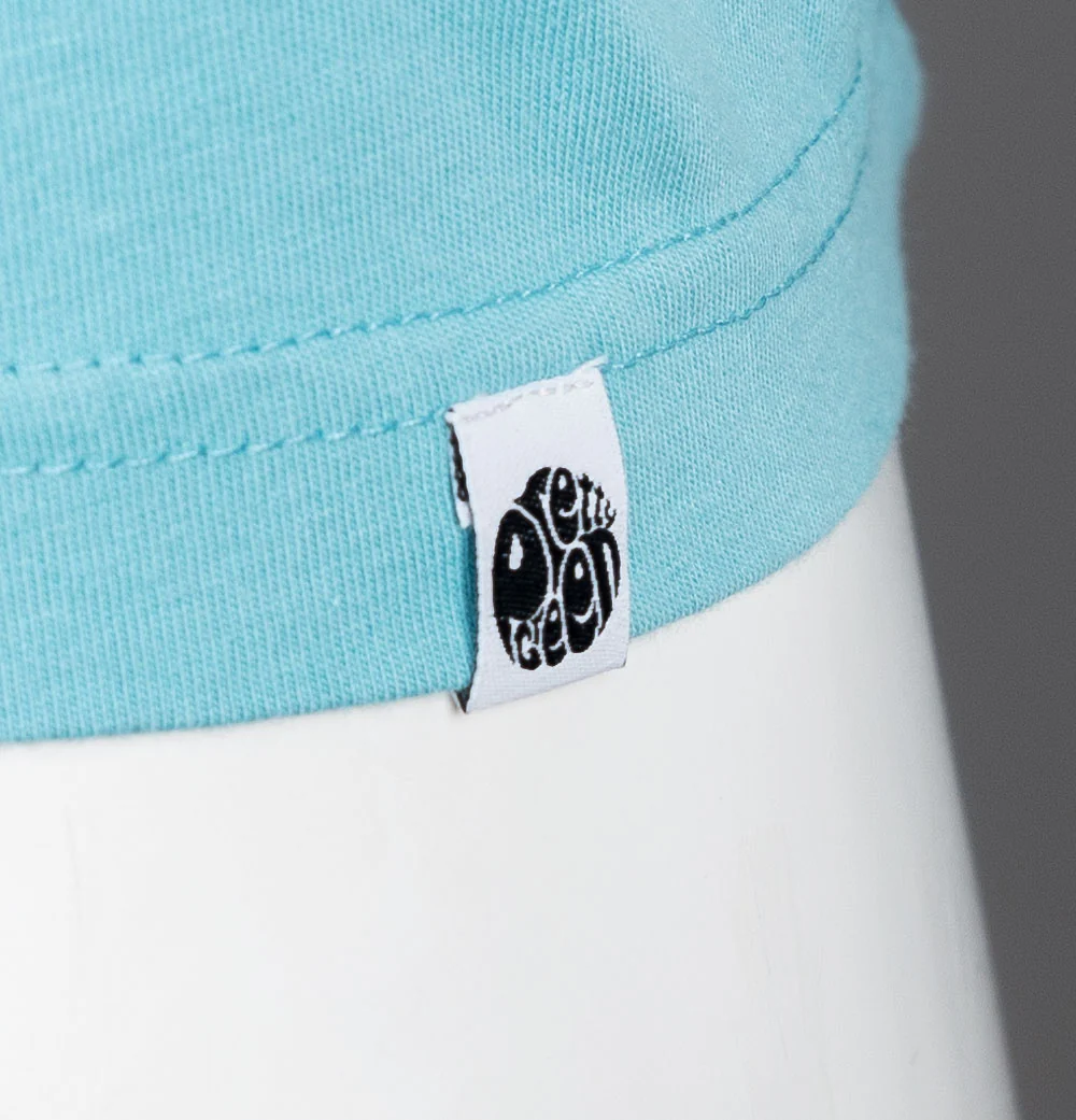 Pretty Green Festival Crowd Logo T-Shirt Light Blue - Image 4
