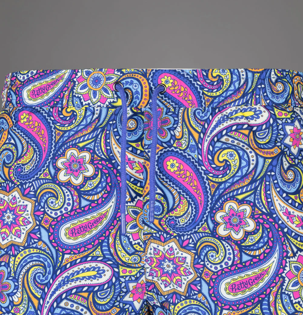 Pretty Green Festival Paisley Swim Shorts Multi - Image 4