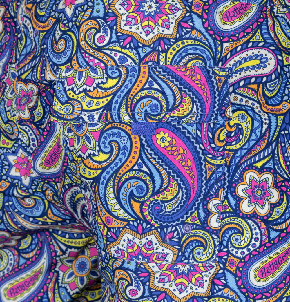 Pretty Green Festival Paisley Swim Shorts Multi - Image 5