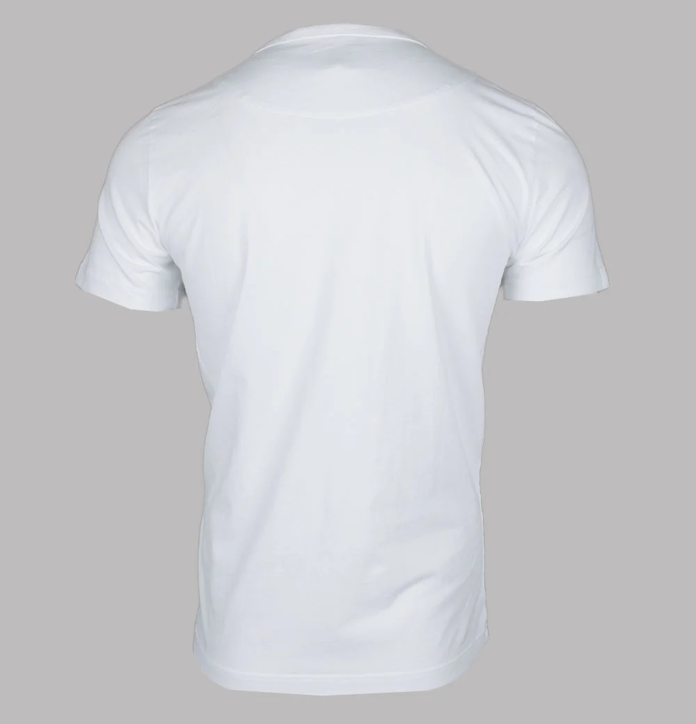 Pretty Green Frontman Logo T-Shirt White - Image 2