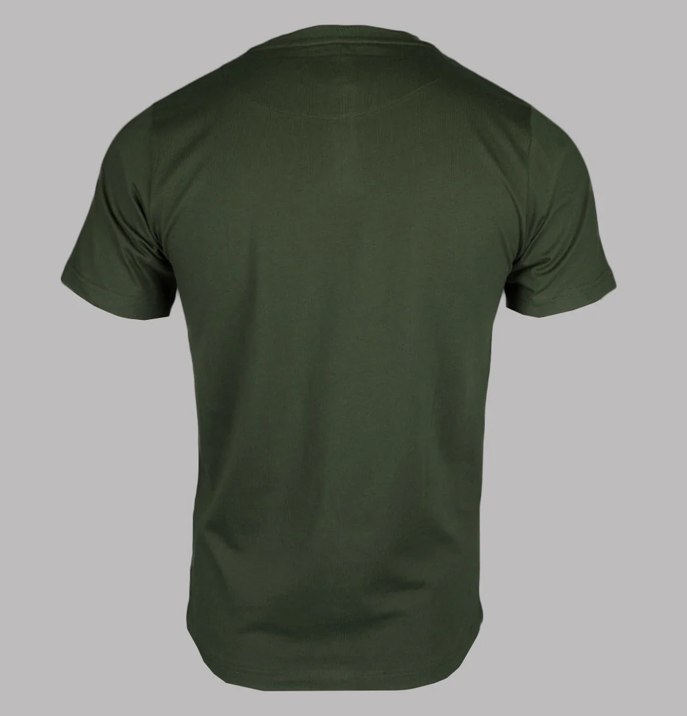 Pretty Green Gillespie Logo T-Shirt Dark Green - Image 2