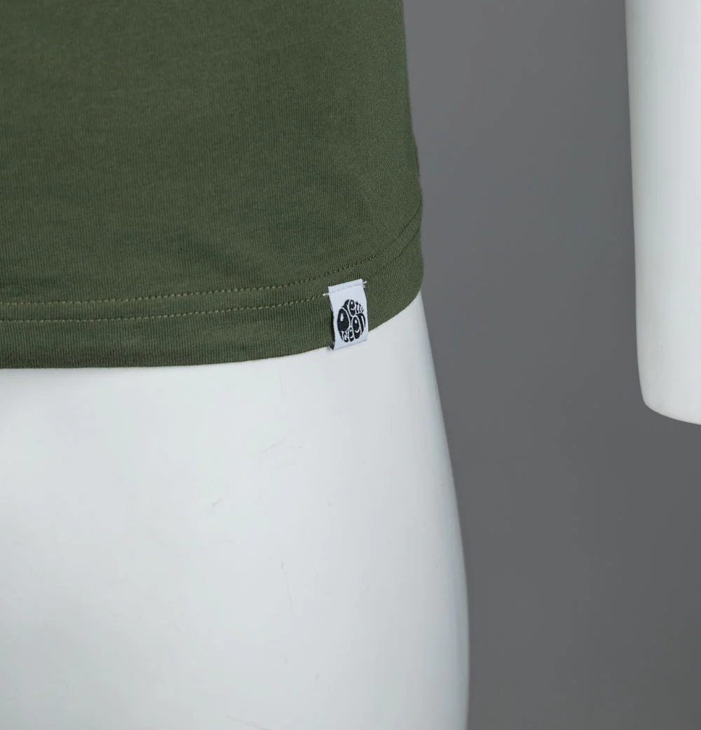 Pretty Green Gillespie Logo T-Shirt Dark Green - Image 4