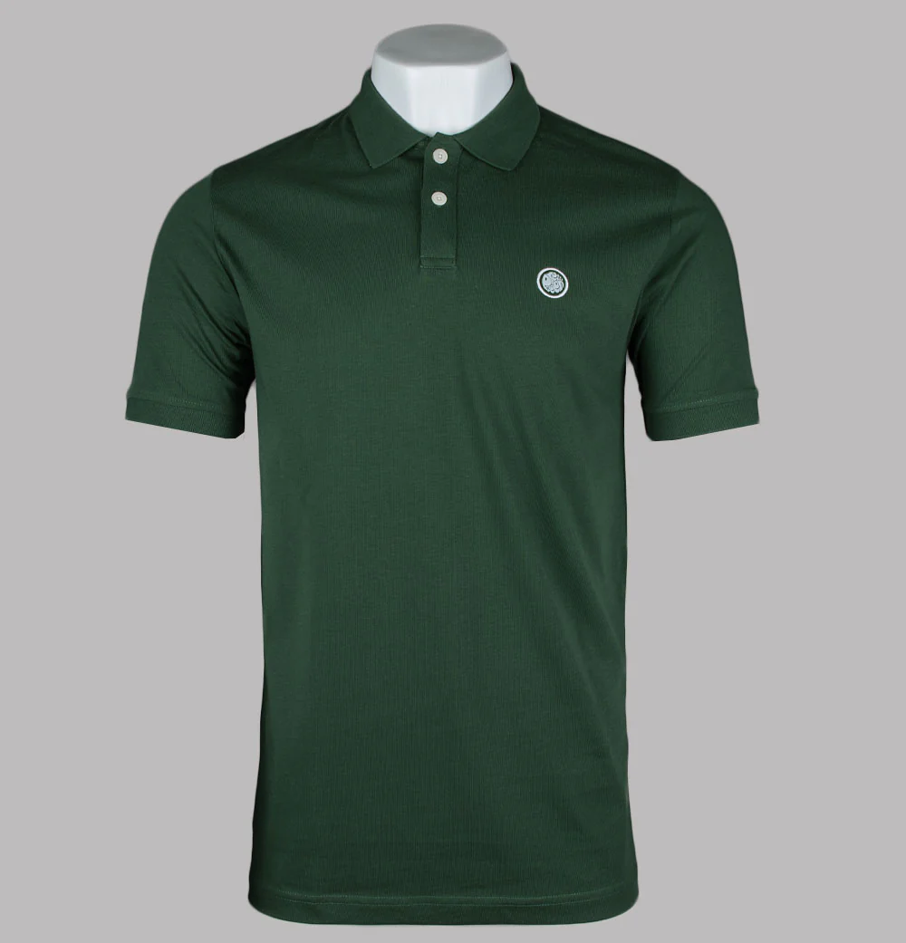 Pretty Green Jerry SS Polo Shirt Forest Green