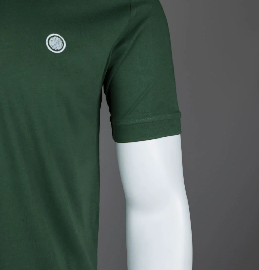 Pretty Green Jerry SS Polo Shirt Forest Green - Image 5