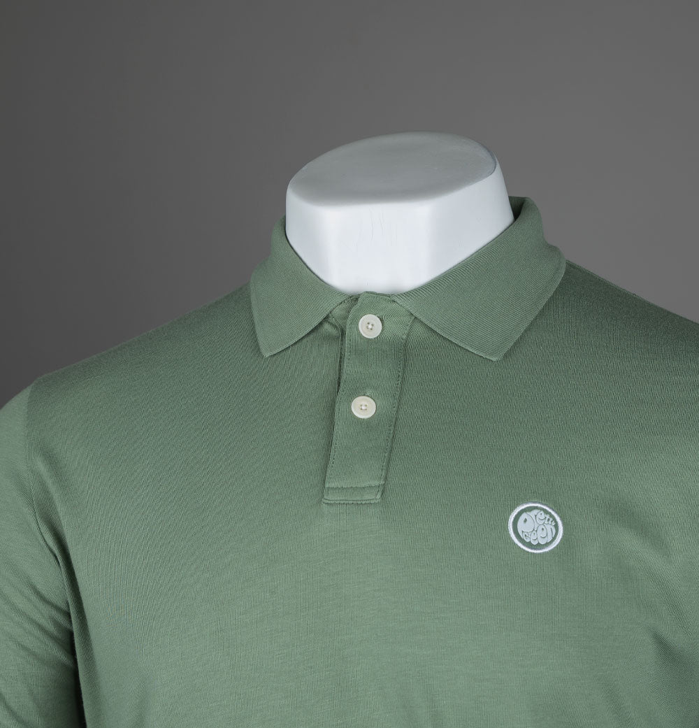 Pretty Green Jerry SS Polo Shirt Light Green - Image 3