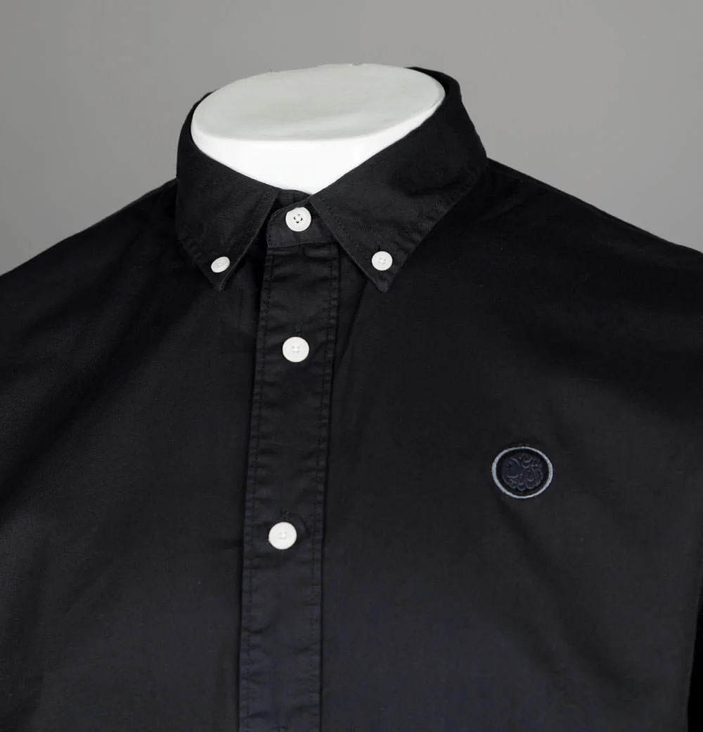 Pretty Green LS Rohini Shirt Black - Image 3