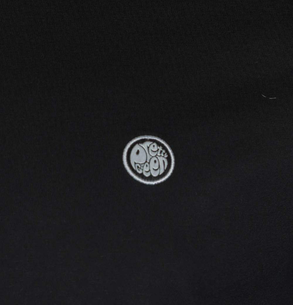 Pretty Green Mitchell LS T-Shirt Black - Image 3