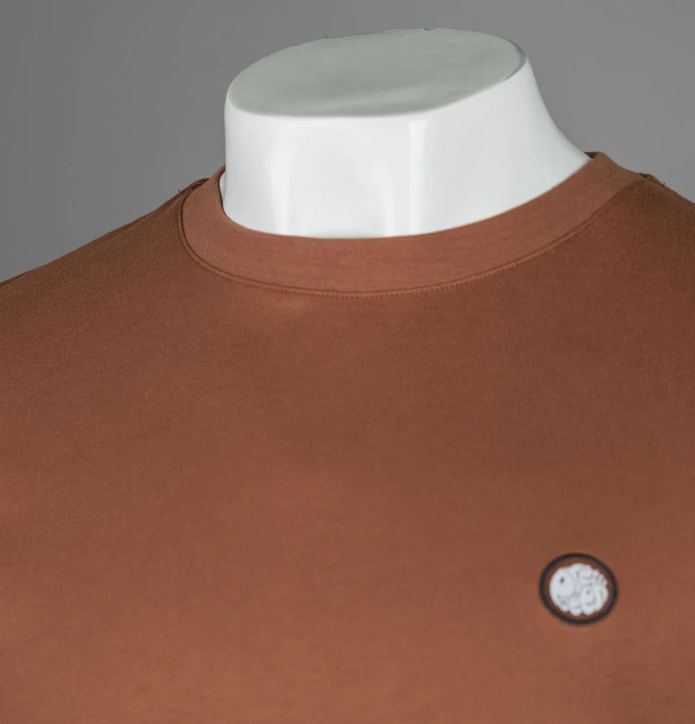 Pretty Green Mitchell T-Shirt Brown - Image 3