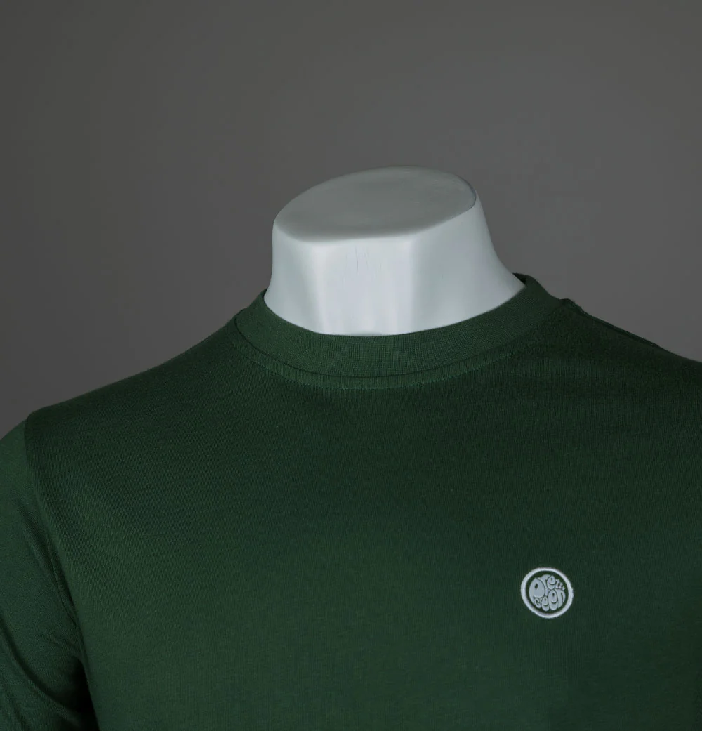 Pretty Green Mitchell T-Shirt Forest Green - Image 4