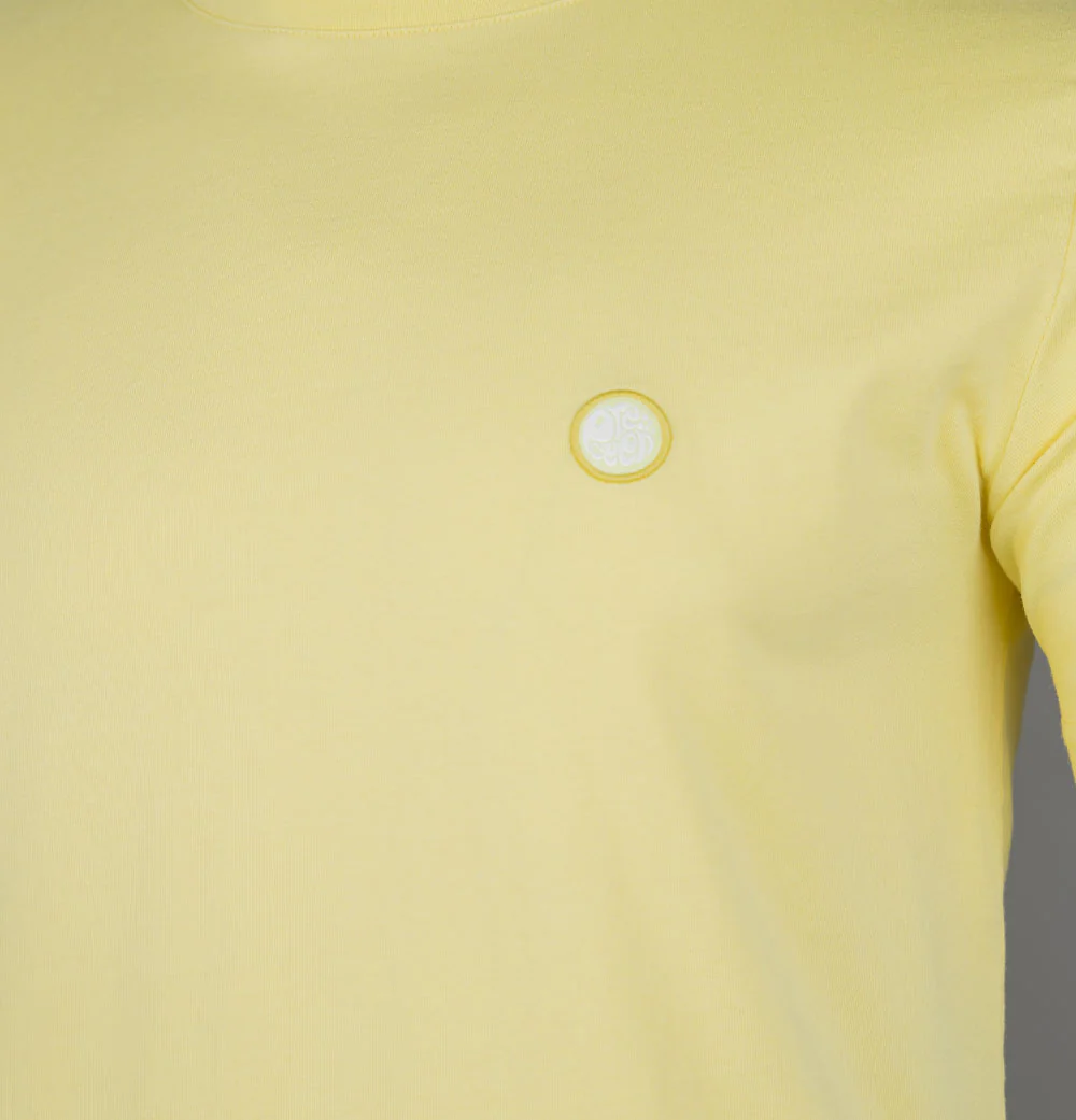 Pretty Green Mitchell T-Shirt Light Yellow - Image 3