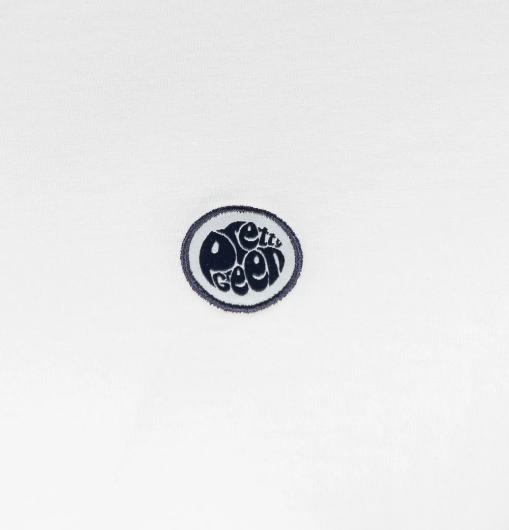 Pretty Green Mitchell T-Shirt White - Image 3