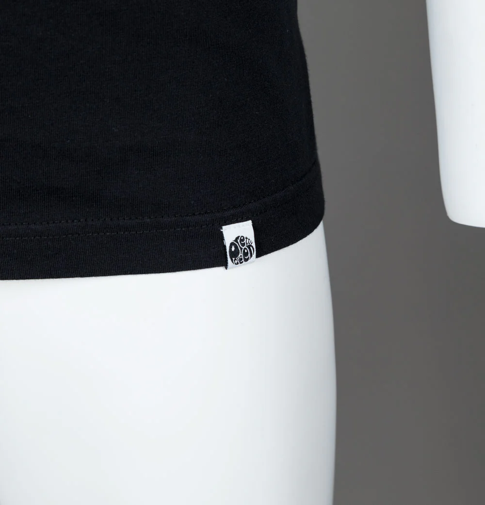 Pretty Green Mystic Paisley Logo T-Shirt Black - Image 4