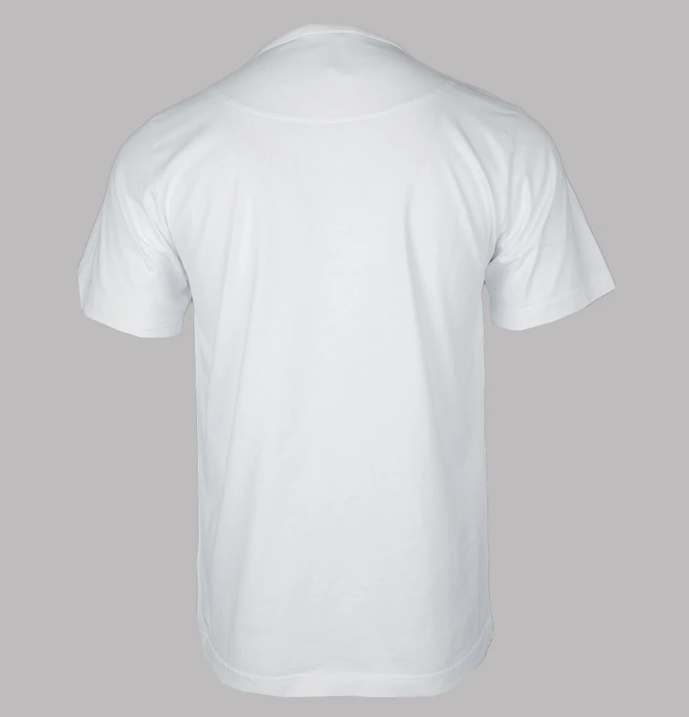 Pretty Green Mystic Paisley Logo T-Shirt White - Image 2
