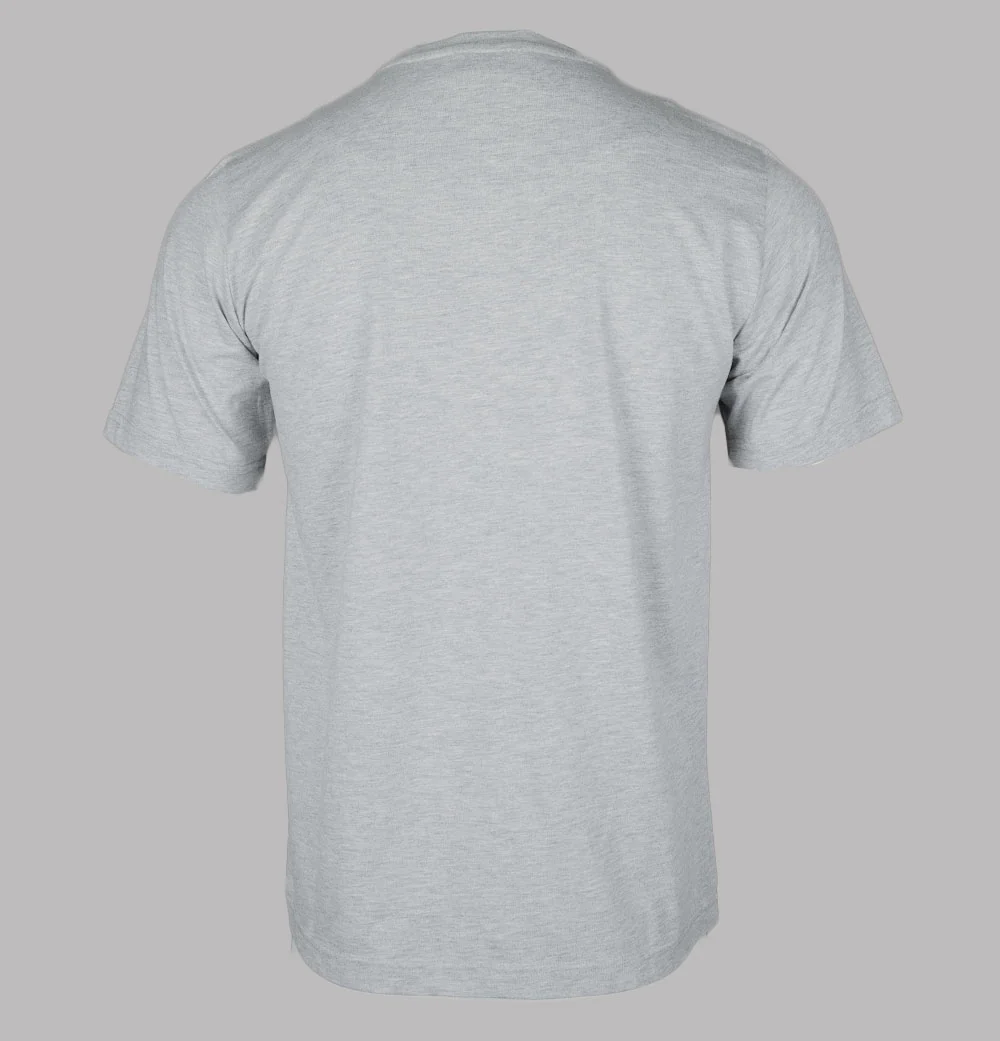 Pretty Green Pilton Crowd T-Shirt Grey Marl - Image 2