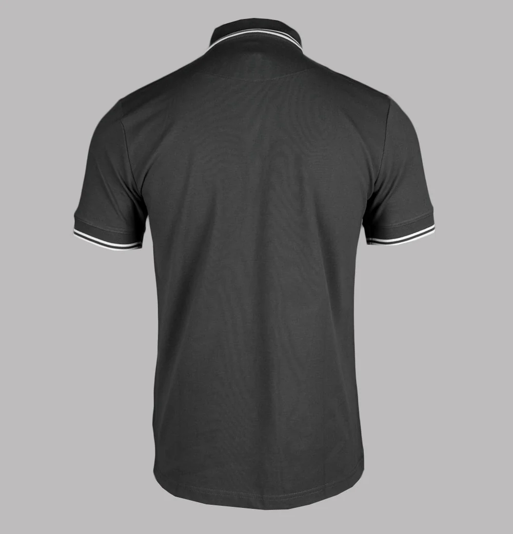 Pretty Green Rayner Polo Shirt Charcoal - Image 2