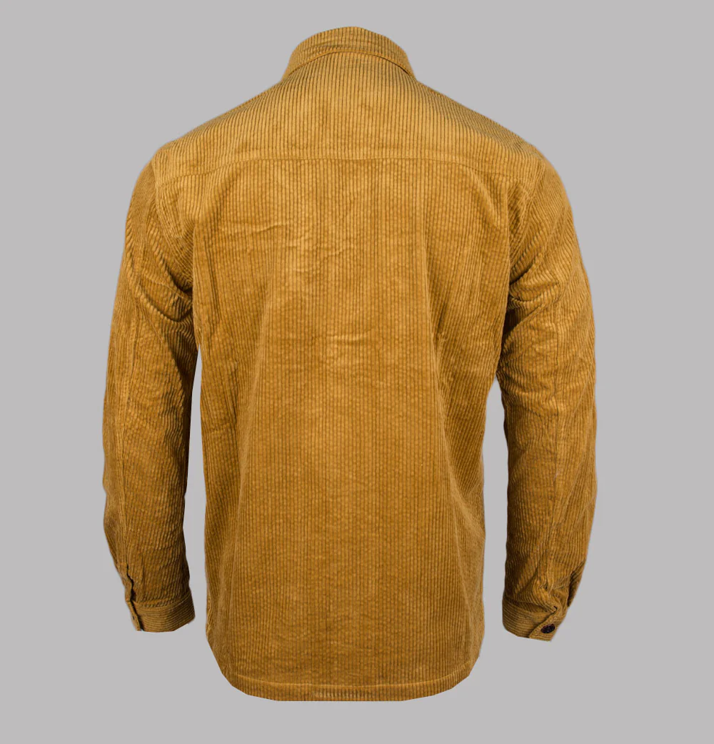 Pretty Green Reed Corduroy Overshirt Brown - Image 2