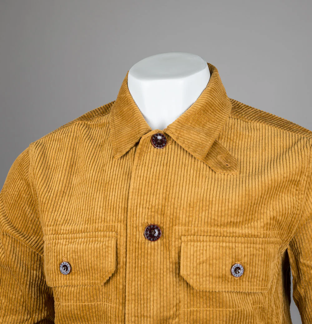 Pretty Green Reed Corduroy Overshirt Brown - Image 3