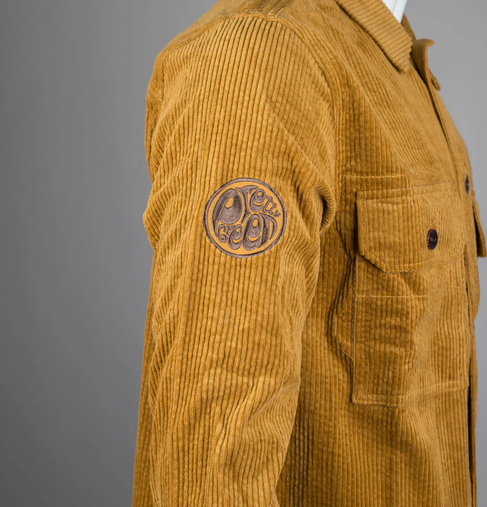Pretty Green Reed Corduroy Overshirt Brown - Image 4