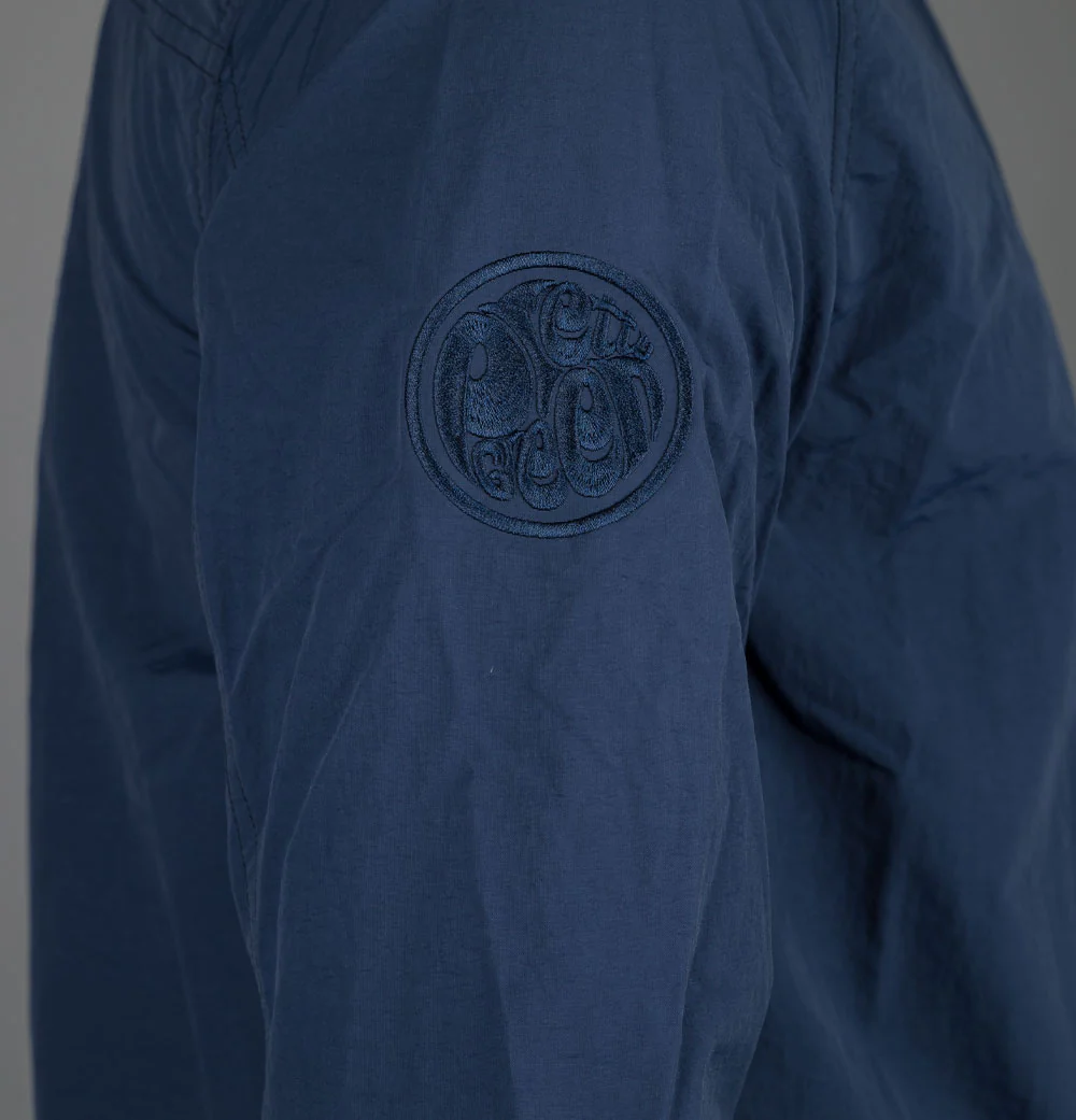 Pretty Green Ridley Overshirt Navy - Image 5