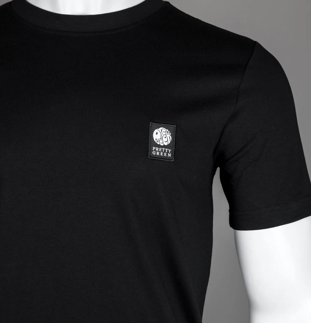 Pretty Green Sinclair T-Shirt Black - Image 3