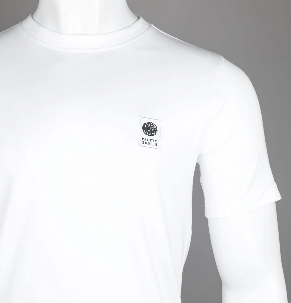 Pretty Green Sinclair T-Shirt White - Image 3