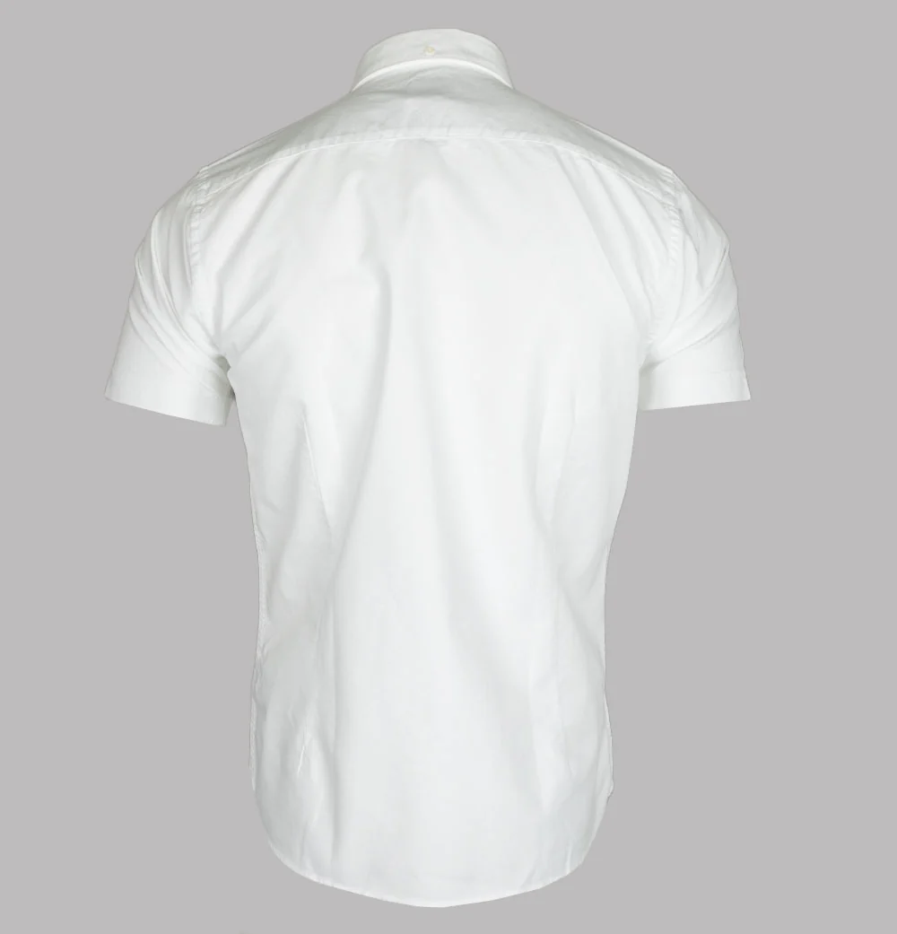 Pretty Green SS Oxford Shirt White - Image 2
