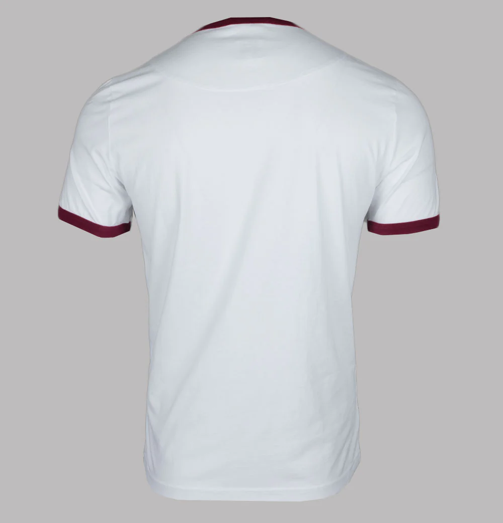 Pretty Green Tilby Logo Print T-Shirt White - Image 2