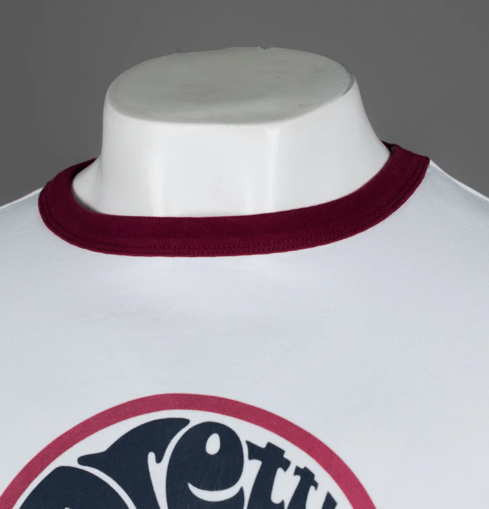 Pretty Green Tilby Logo Print T-Shirt White - Image 4