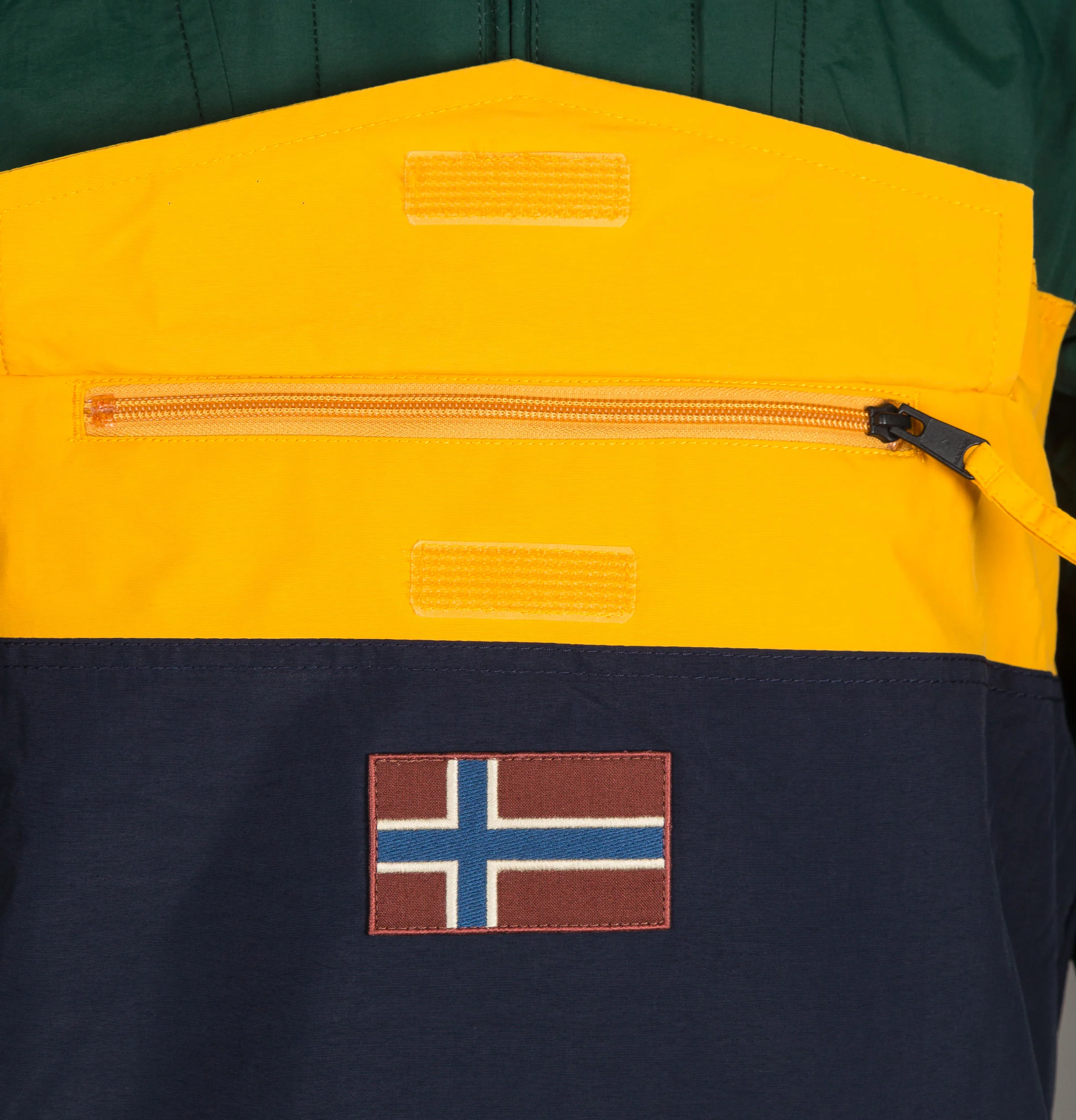 Napapijri Rainforest Colour Block Jacket Blue Multi - Image 4