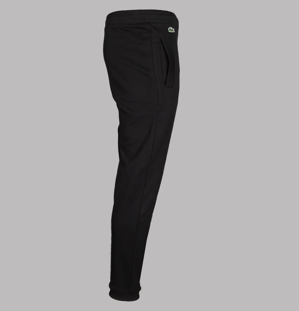 Lacoste Regular Fit Cotton Joggers Black