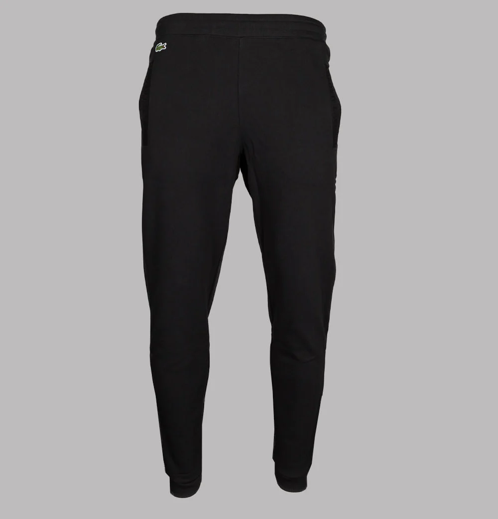 Lacoste Regular Fit Cotton Joggers Black - Image 2