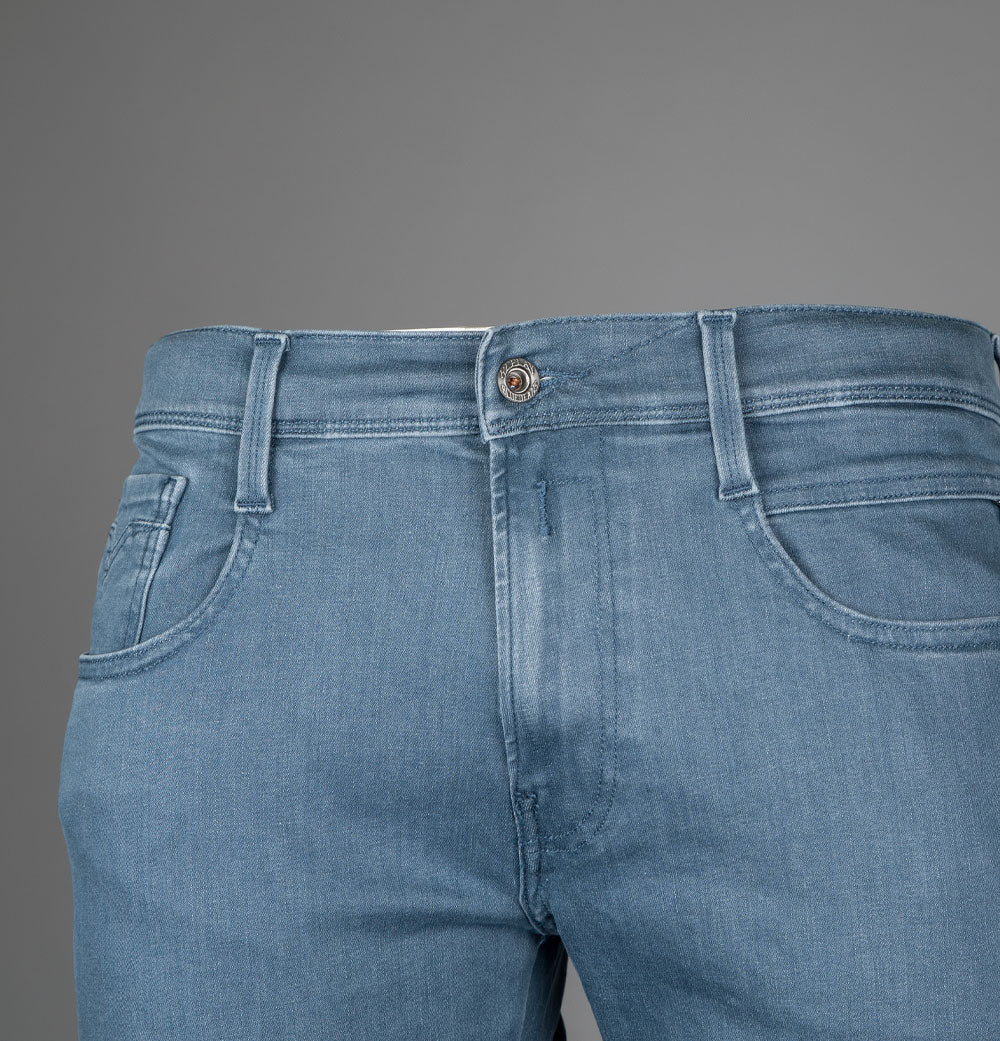 Replay Anbass Slim Fit Hyperflex Sustainable Lab Jeans Grey Blue - Image 4
