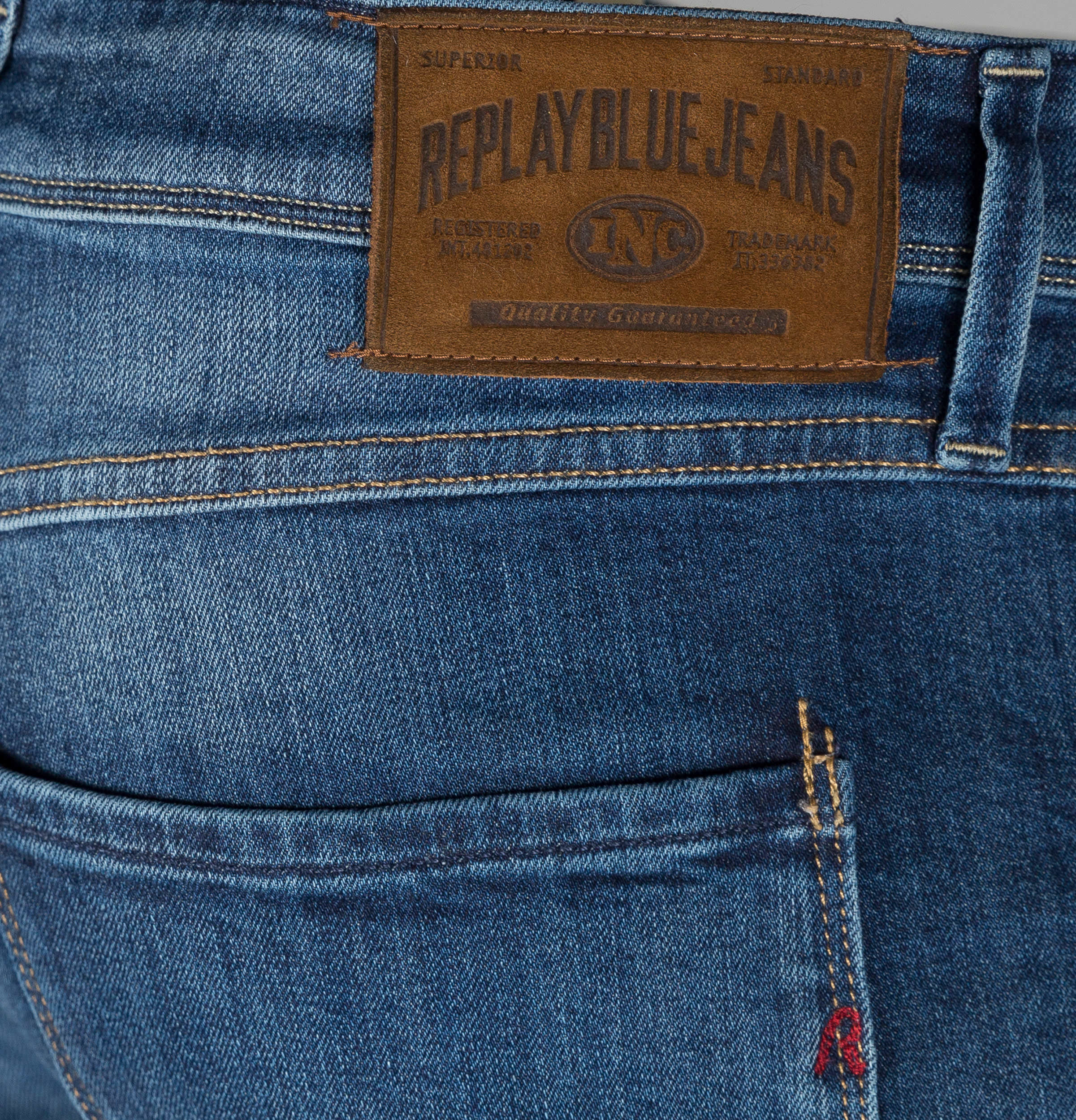 Replay Anbass Slim Fit Super Stretch Jeans - Image 5