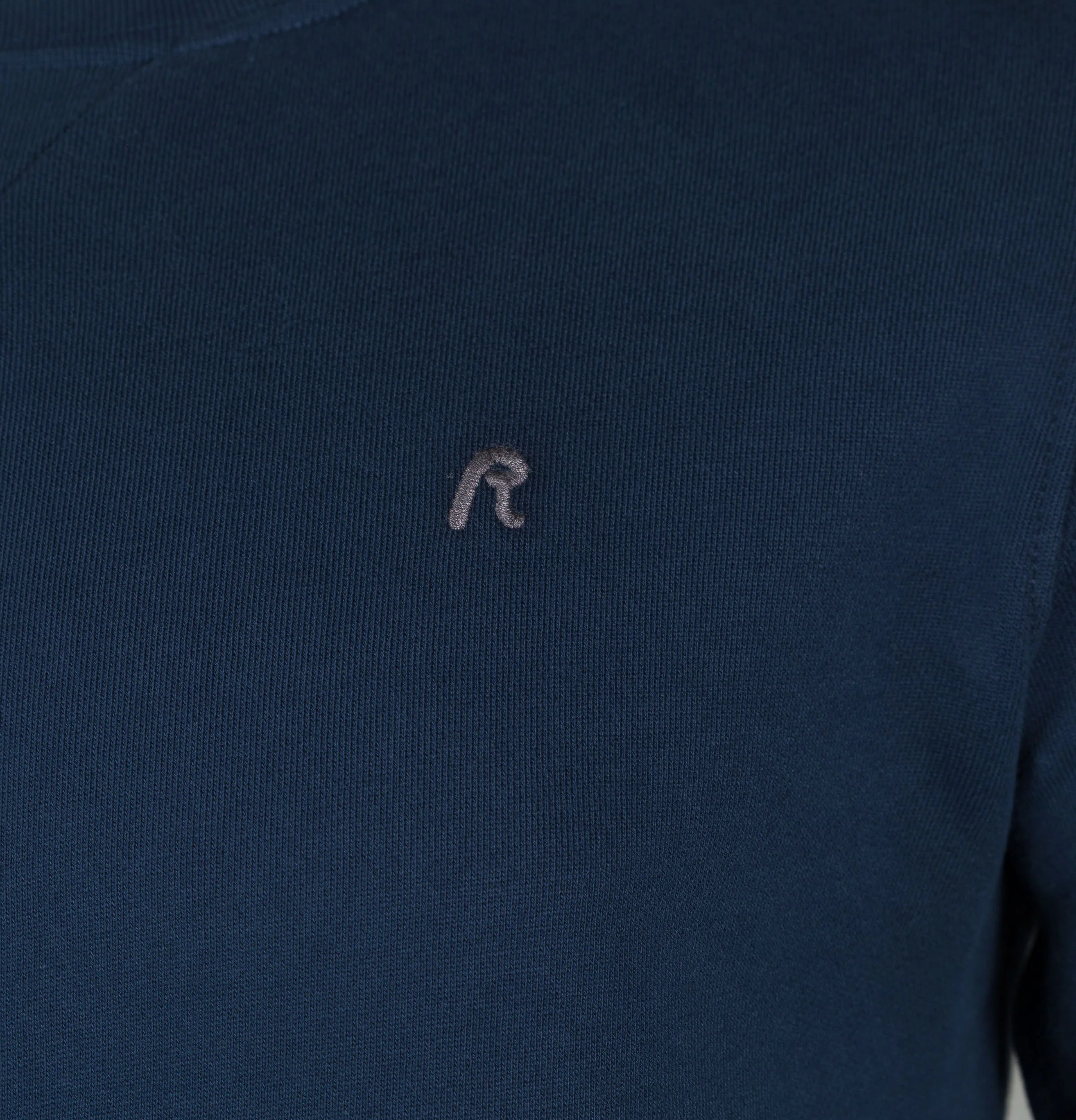 Replay Embroidered Logo Sweatshirt Navy - Image 4