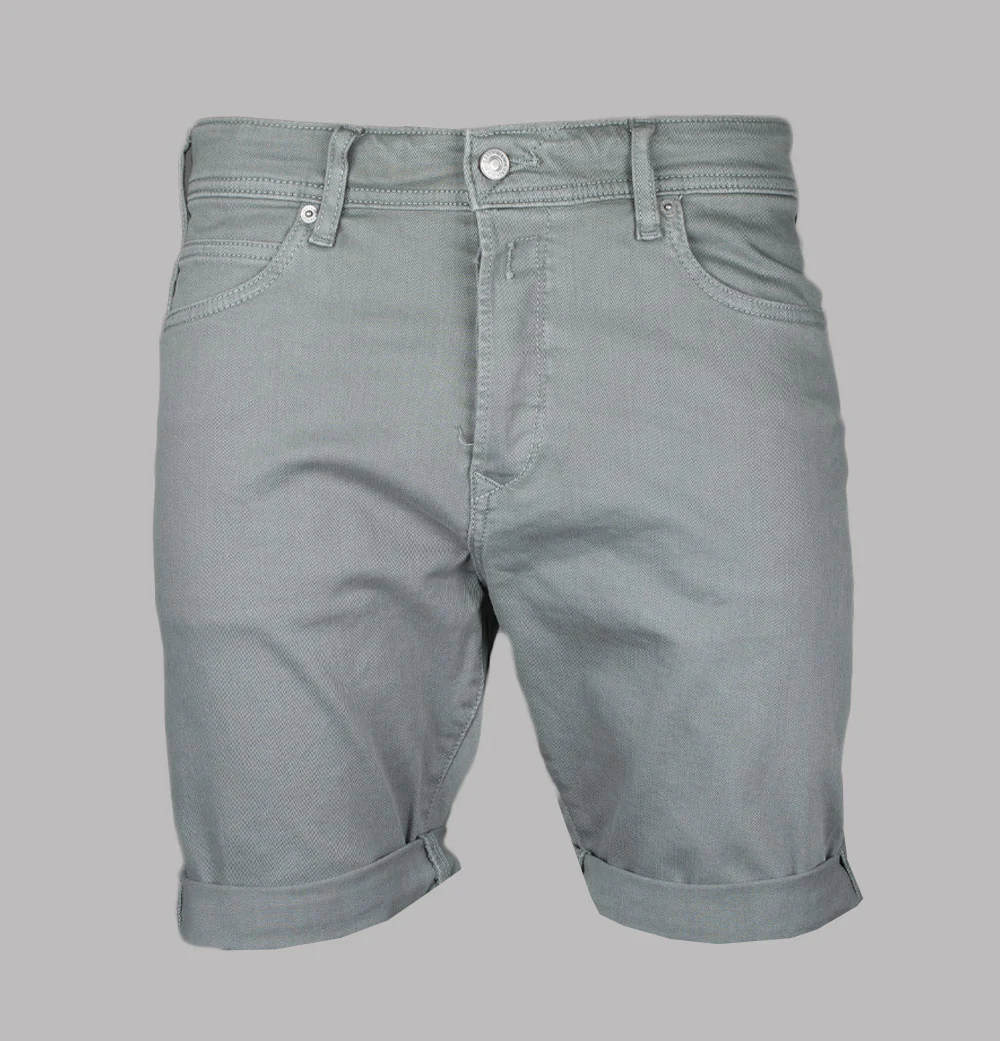 Replay RBJ.981 Tapered Fit Denim Shorts Dim Grey