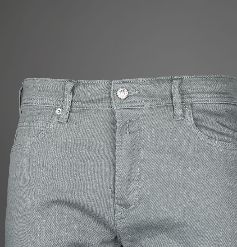Replay RBJ.981 Tapered Fit Denim Shorts Dim Grey - Image 4