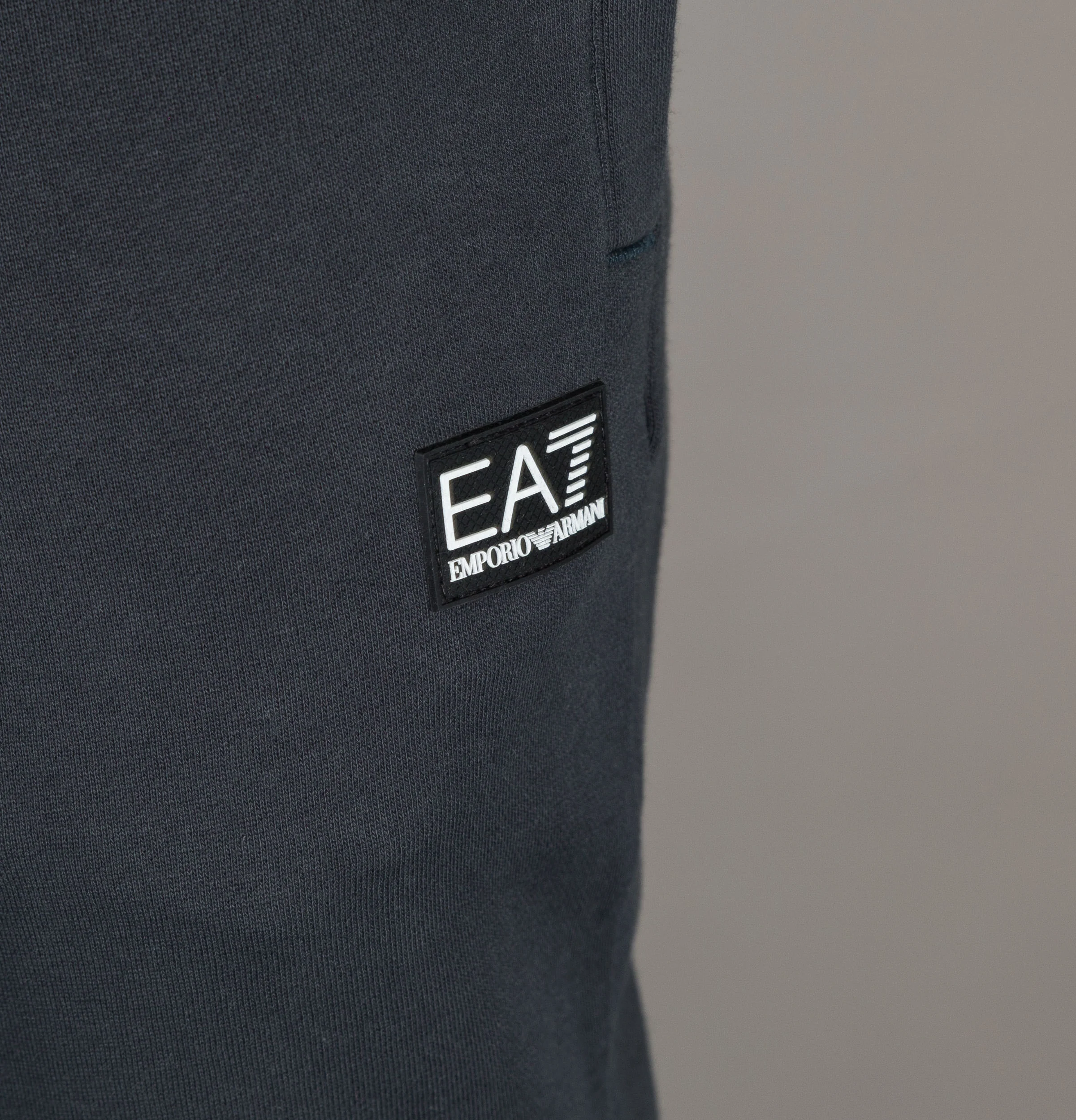EA7 Rubber Box Logo Joggers Night Blue - Image 4