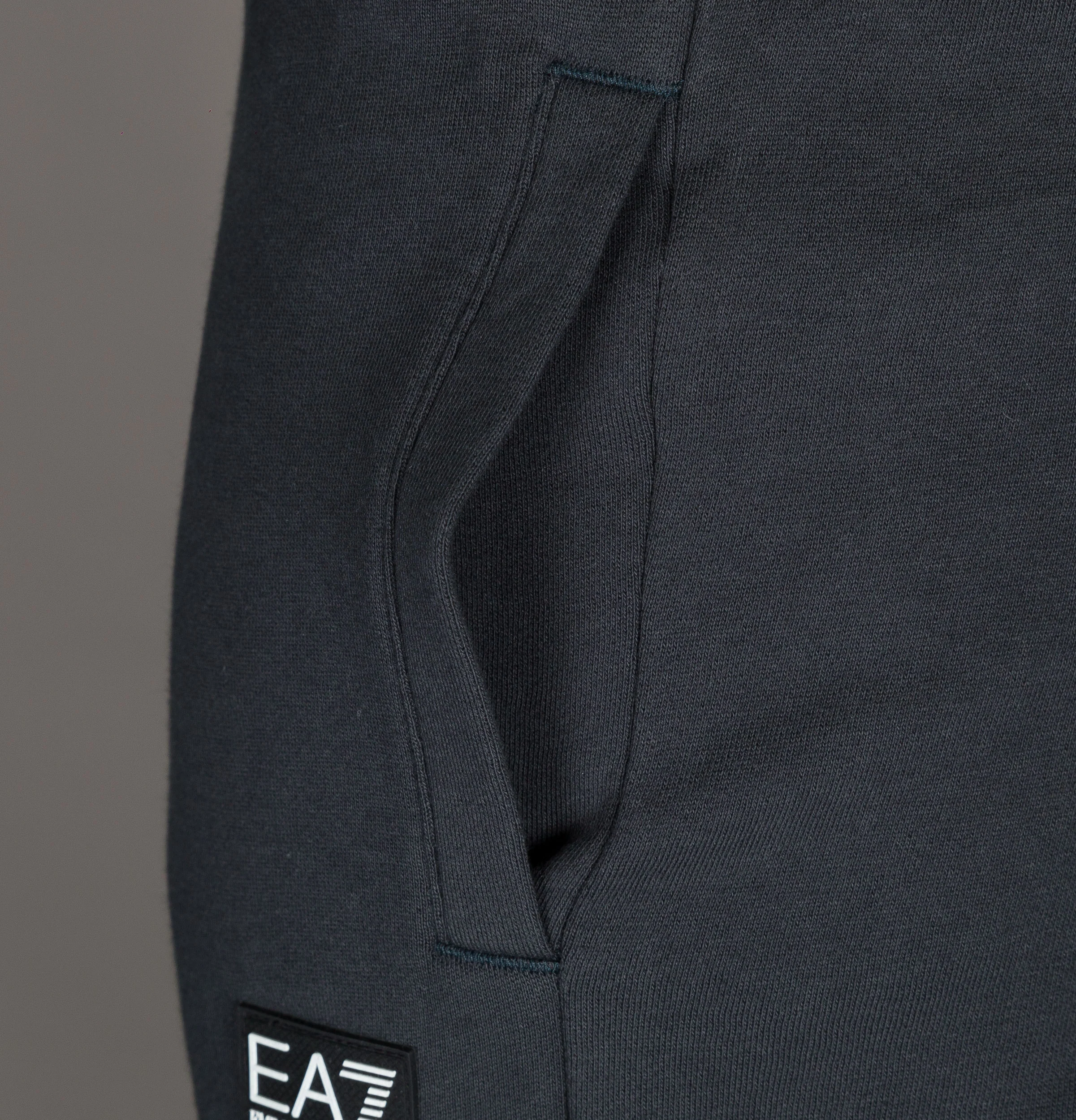 EA7 Rubber Box Logo Joggers Night Blue - Image 5