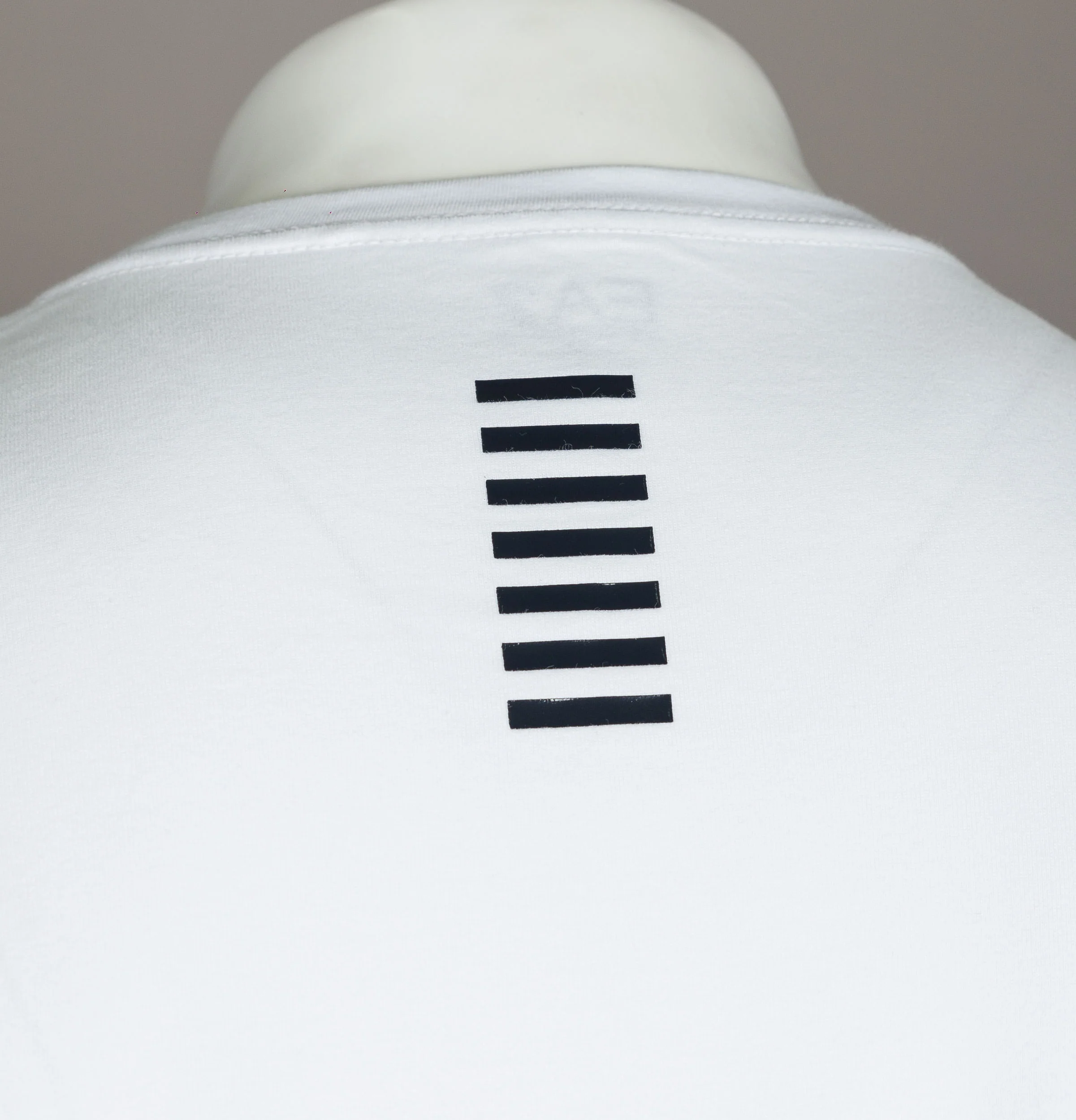 EA7 S/S Woven Box Logo T-Shirt White - Image 4