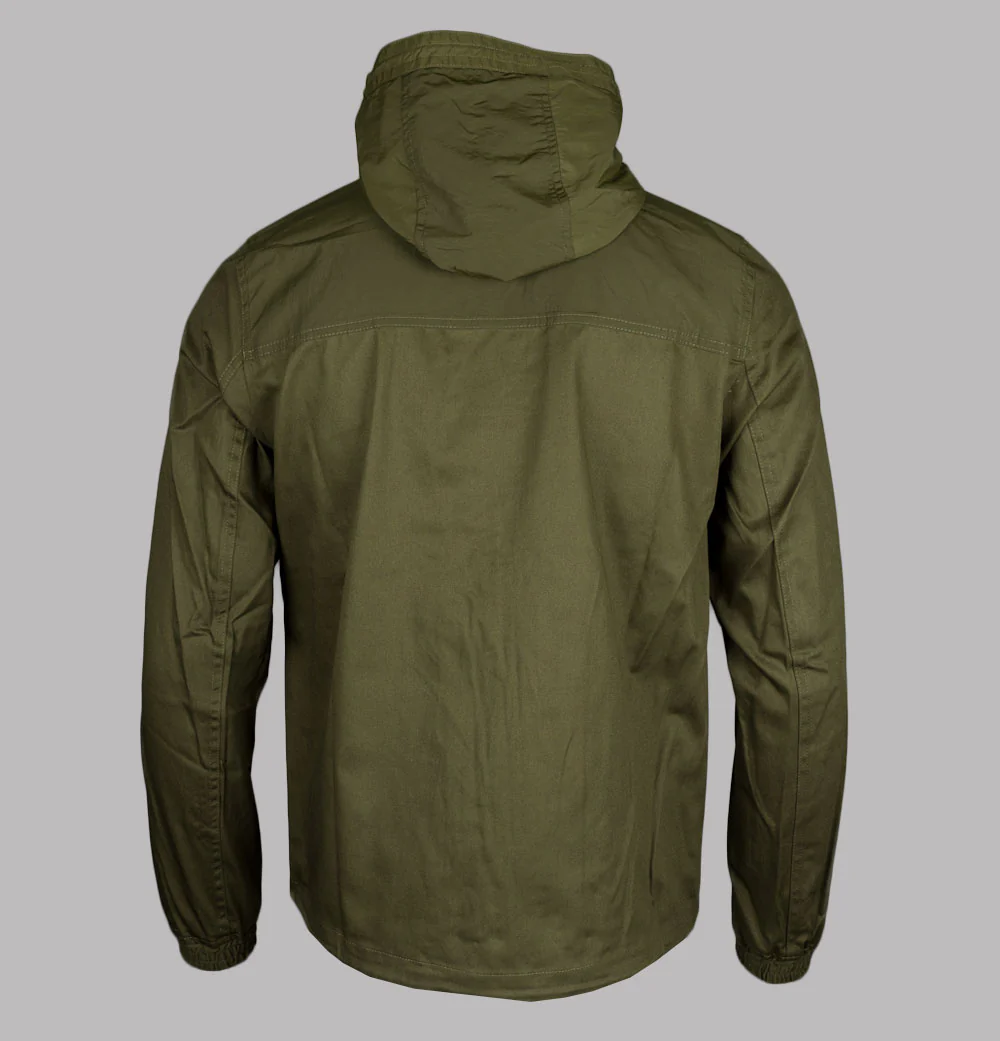 Sergio Tacchini Calisti Hooded Jacket Dark Olive - Image 2