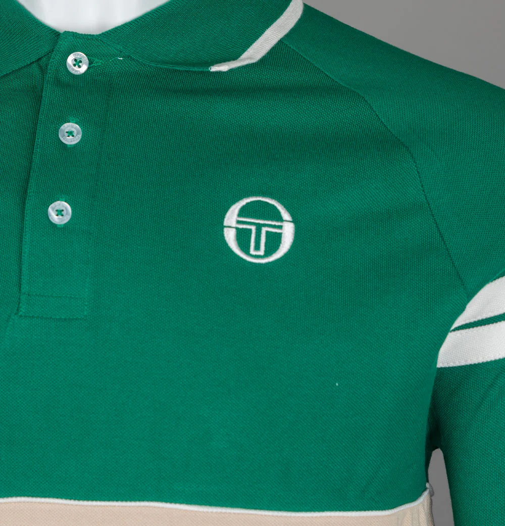 Sergio Tacchini Cambio Polo Shirt Evergreen/Humus - Image 4