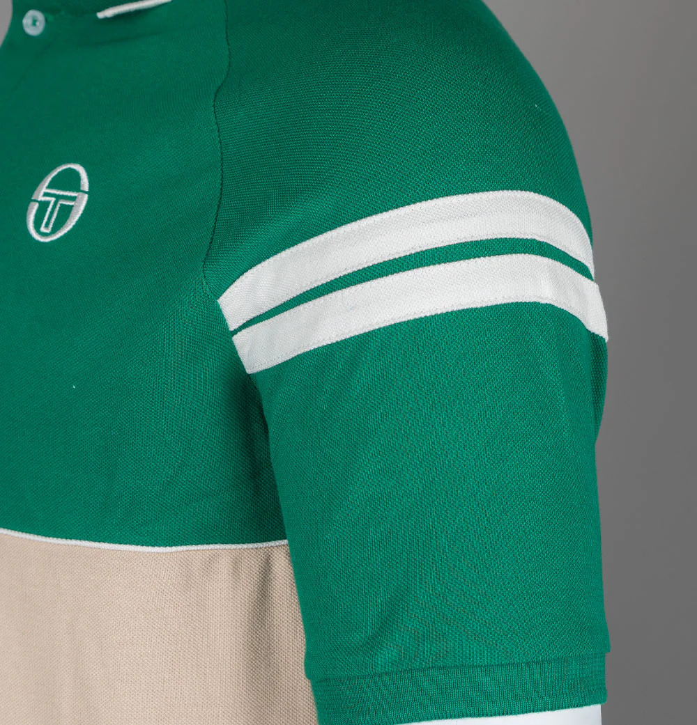 Sergio Tacchini Cambio Polo Shirt Evergreen/Humus - Image 5