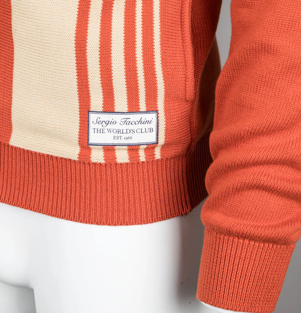 Sergio Tacchini Cipri Knit Cardigan Rooibos Tea/Mojave Desert - Image 3