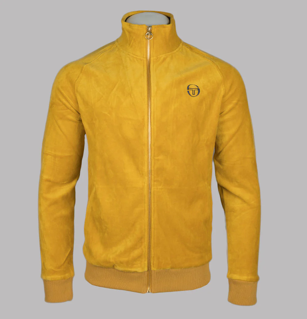 Sergio Tacchini Court Velour Track Top Arrowwood