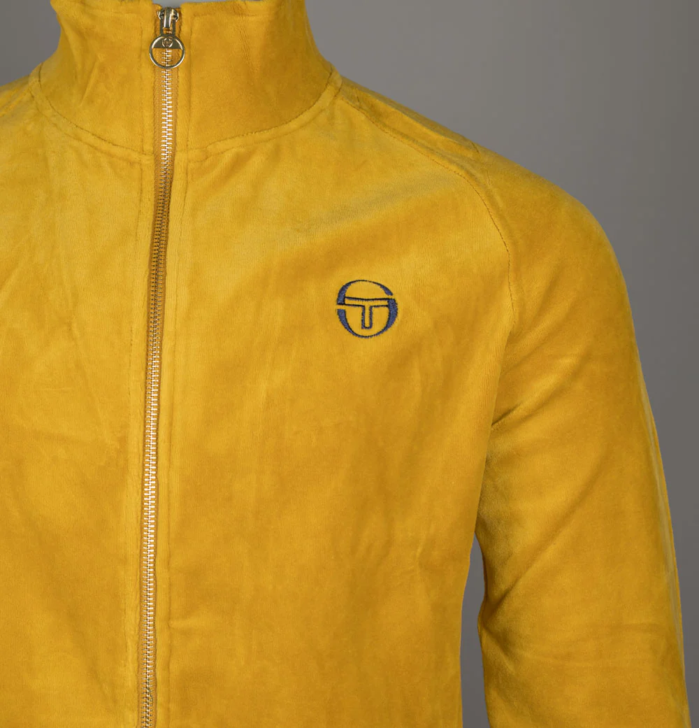 Sergio Tacchini Court Velour Track Top Arrowwood - Image 3